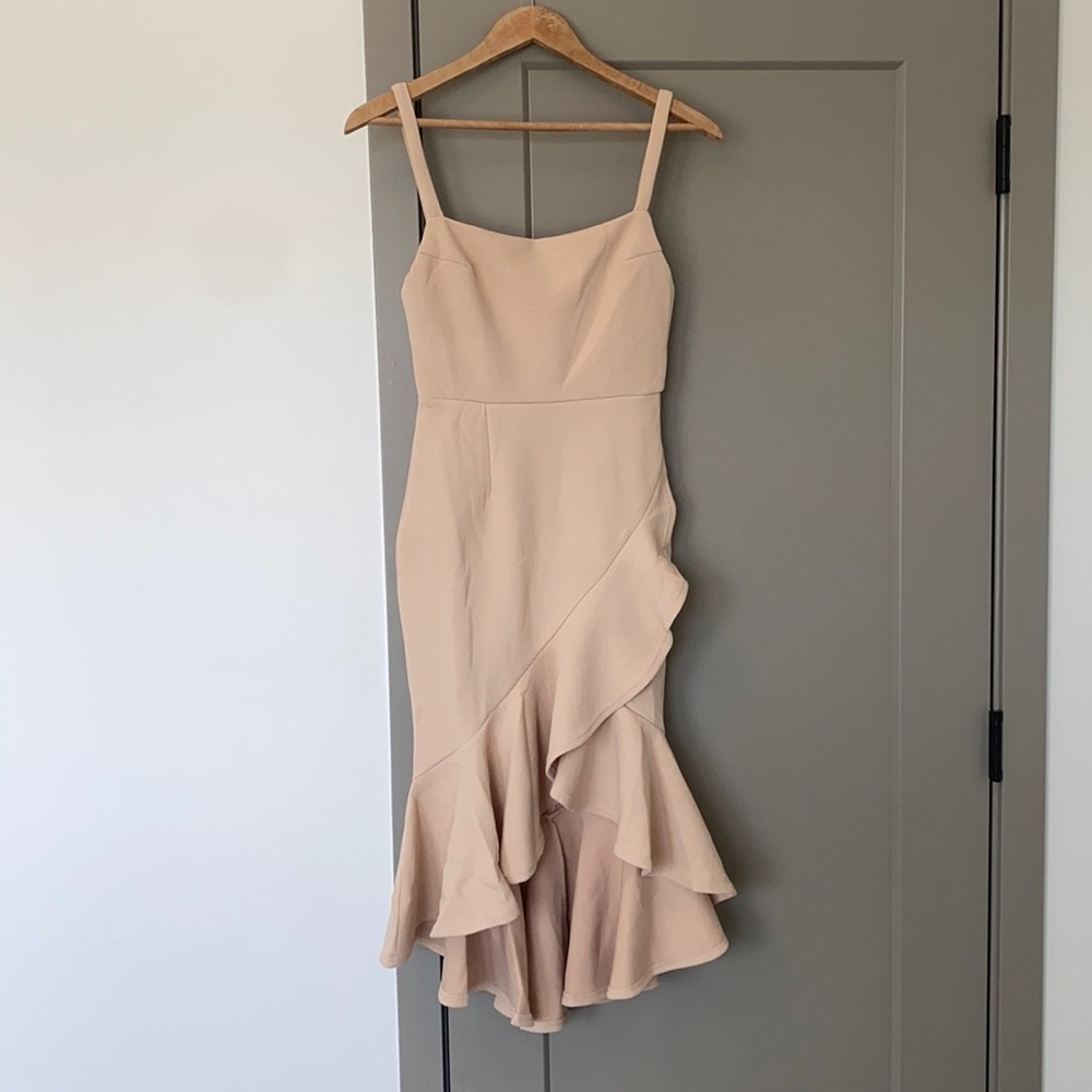 blush pink dress
